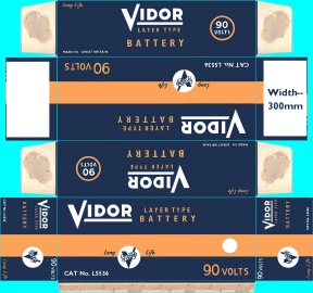 vidor L5536 HT battery
