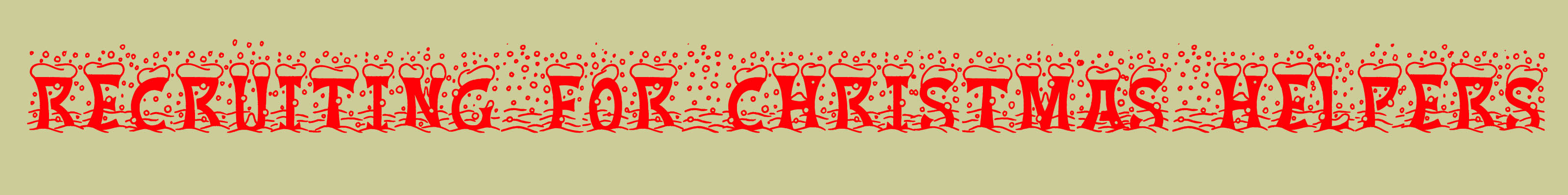 Recruiting for Christmas Helpers